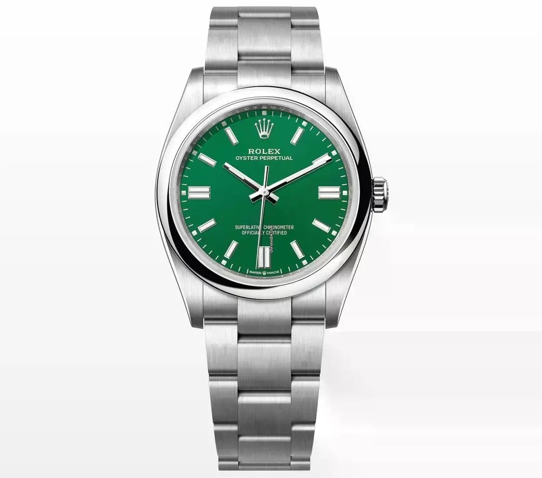 Rolex Oyster Perpetual 41 Green Dail