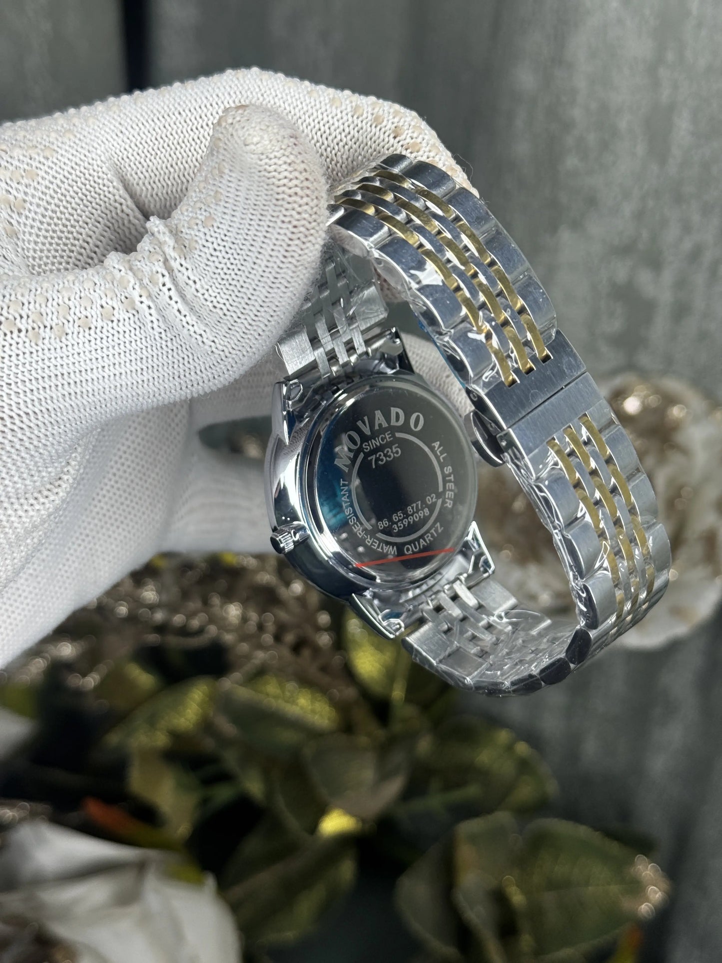 Movado Museum Classic Dual White Diamond Premium Watch