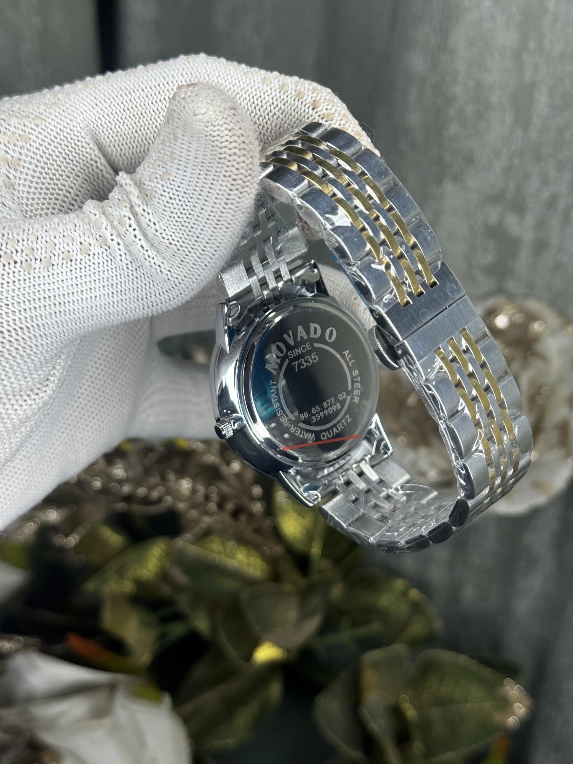 Movado Museum Classic Dual White Diamond Premium Watch
