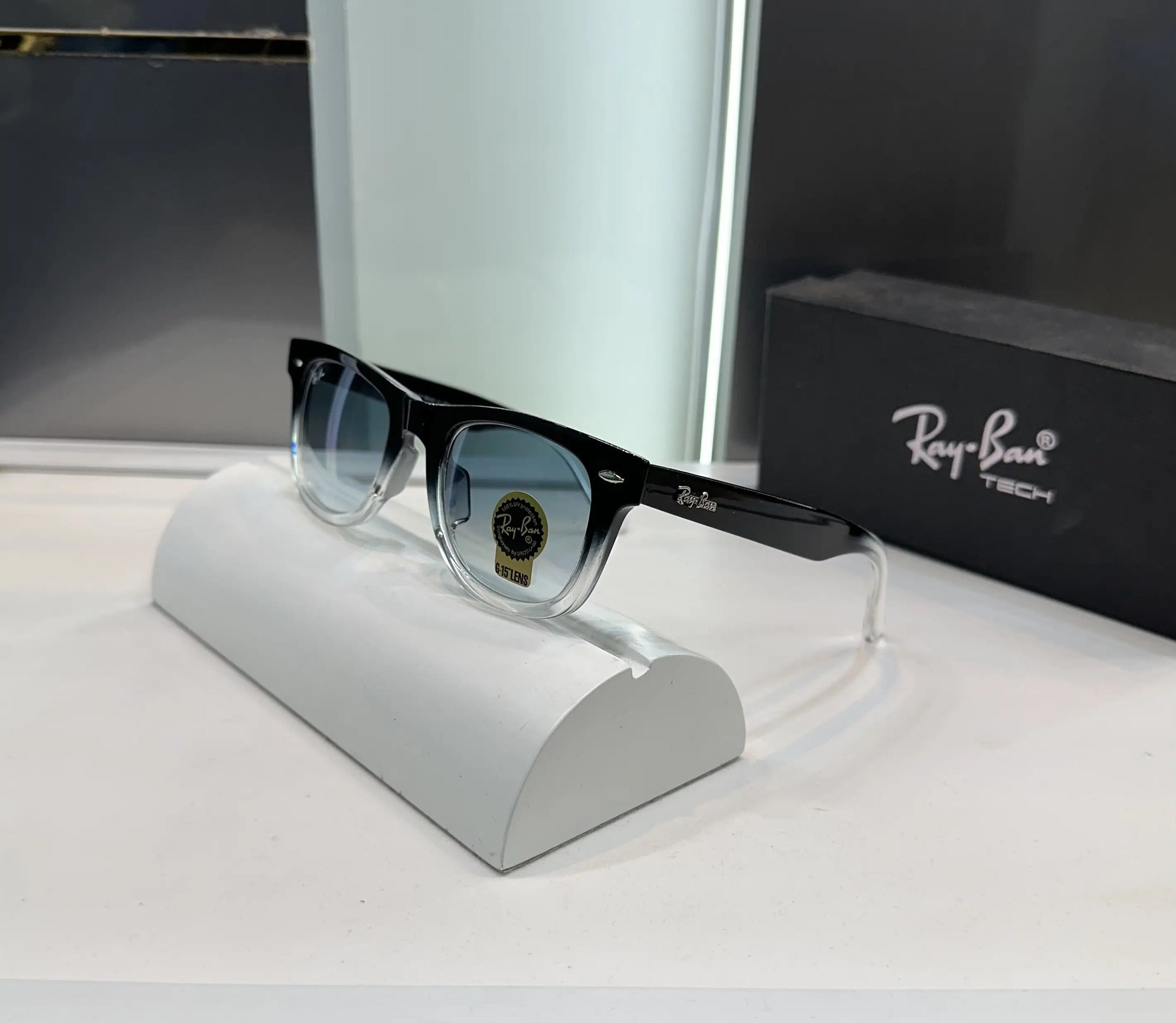 RayBan Ice Blue Premium Shades 2140