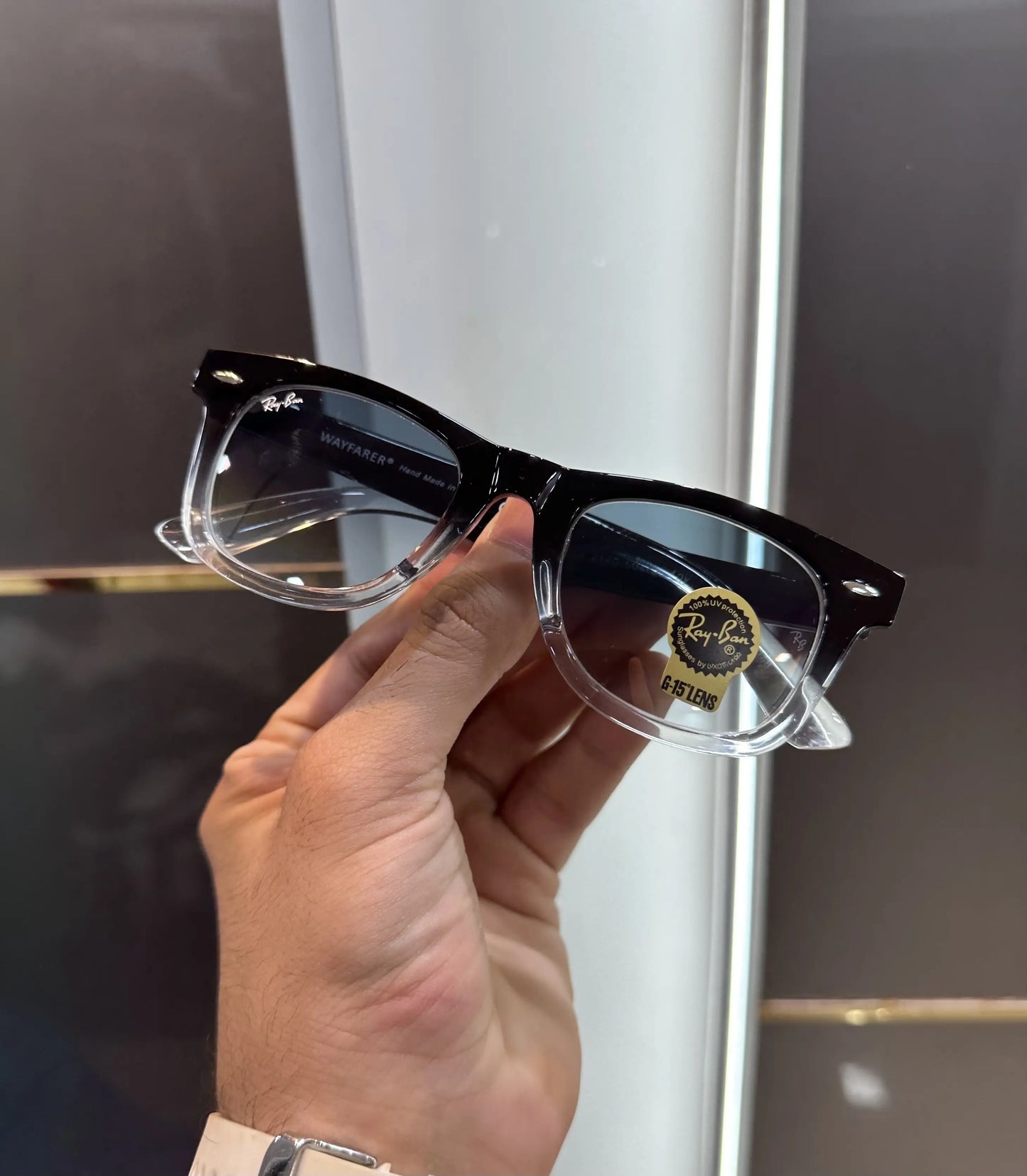 RayBan Ice Blue Premium Shades 2140