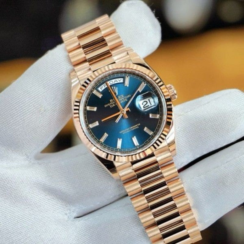 Role x Daydate Blue Dial