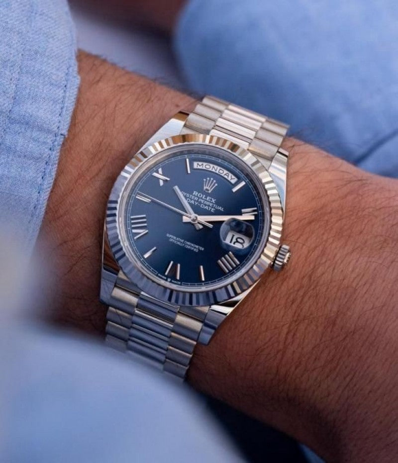 Role x Day Date Silver Blue