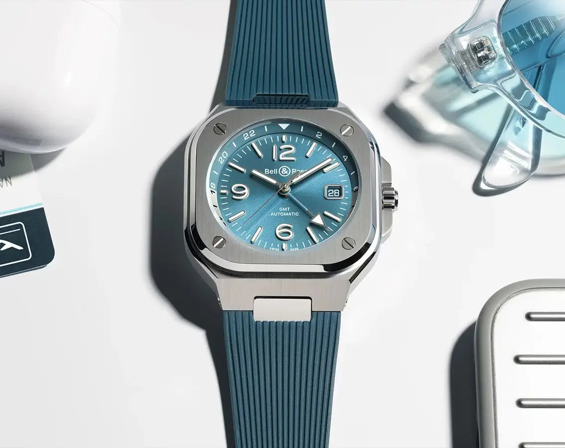 Bell & Rose BR 05 GMT Sky Blue 41 mm