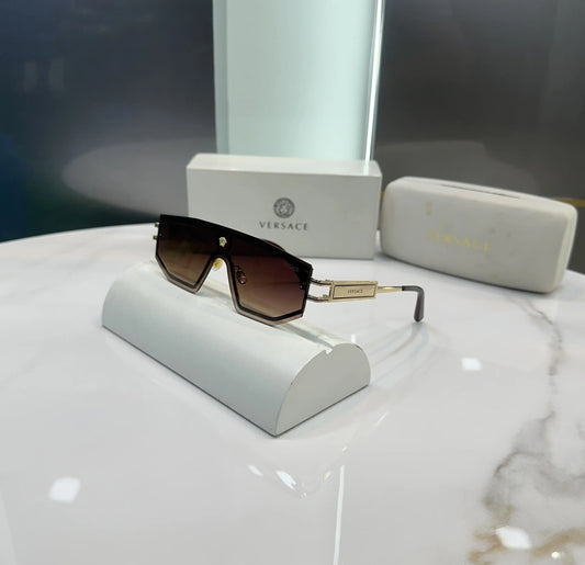 Versac e Gold Brown Metal Premium Shades 9995