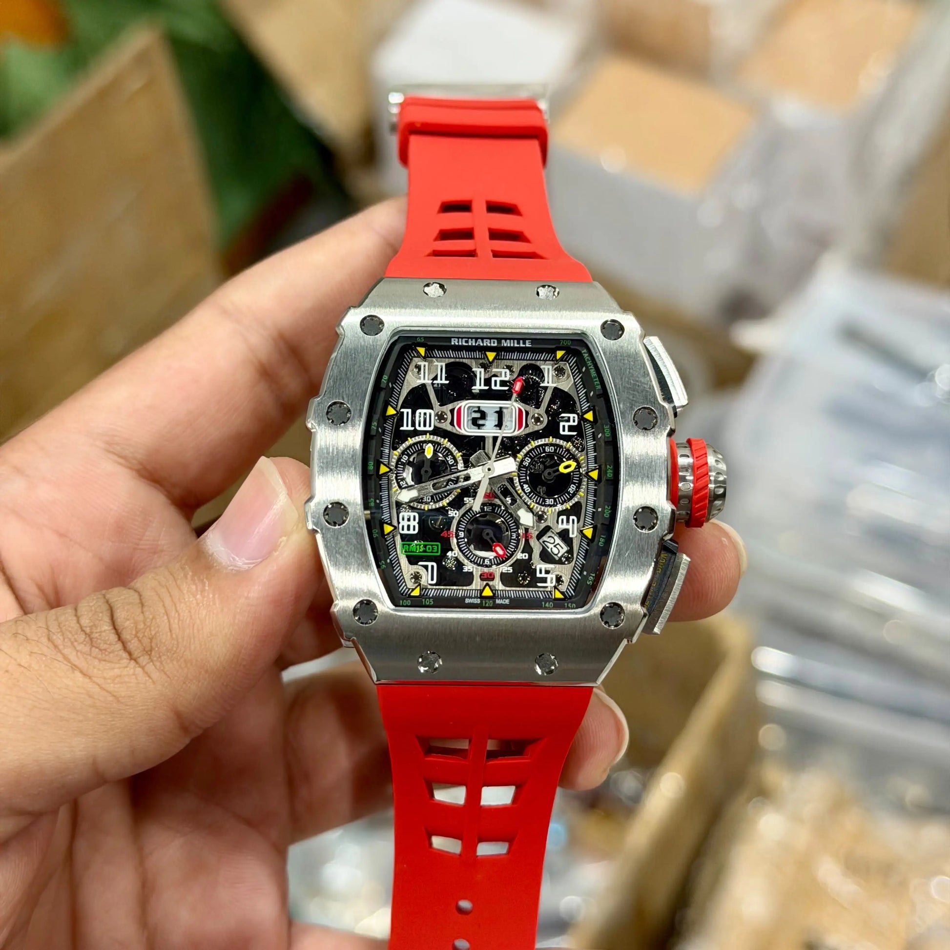Richard Mille RM11-03 Flyback Premium Japan Quartz Movement