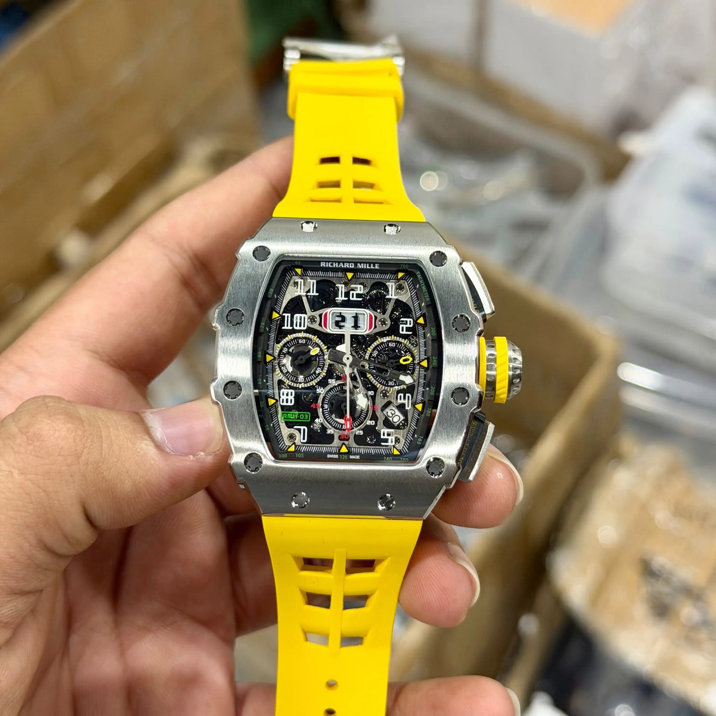 Richard Mille RM11-03 Flyback Premium Japan Quartz Movement