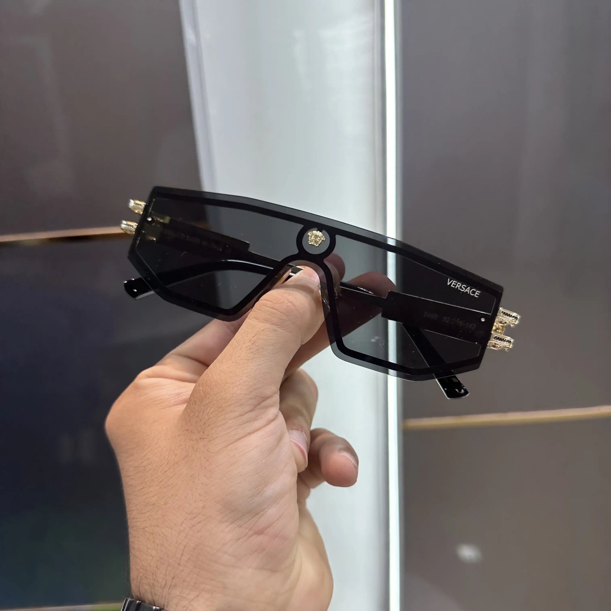 Versac e Gold Black Metal Premium Shades 9995