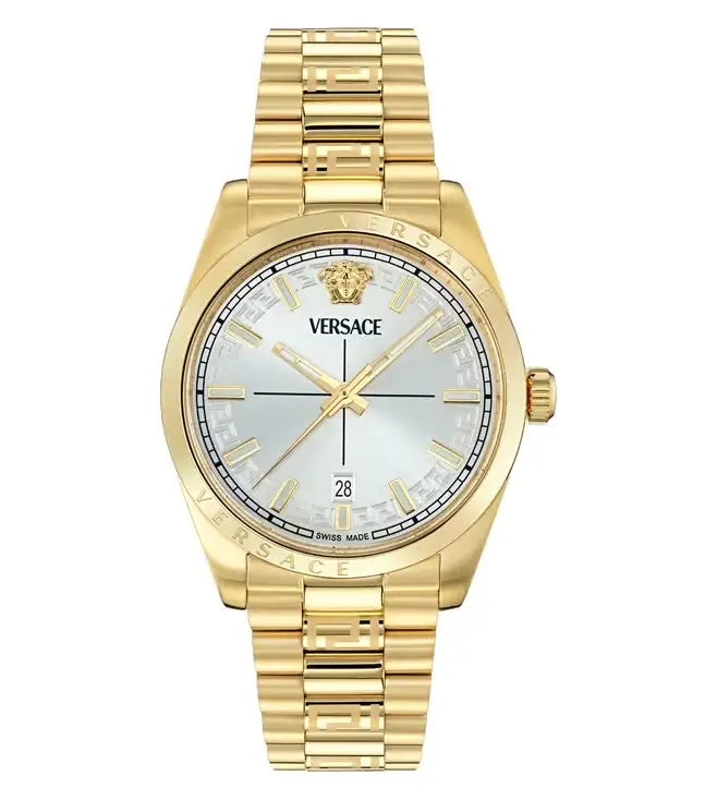 Versace Gold Round Dail Analog Men