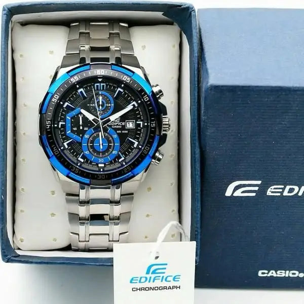 Casio Edifice Efr539 Silver Blue