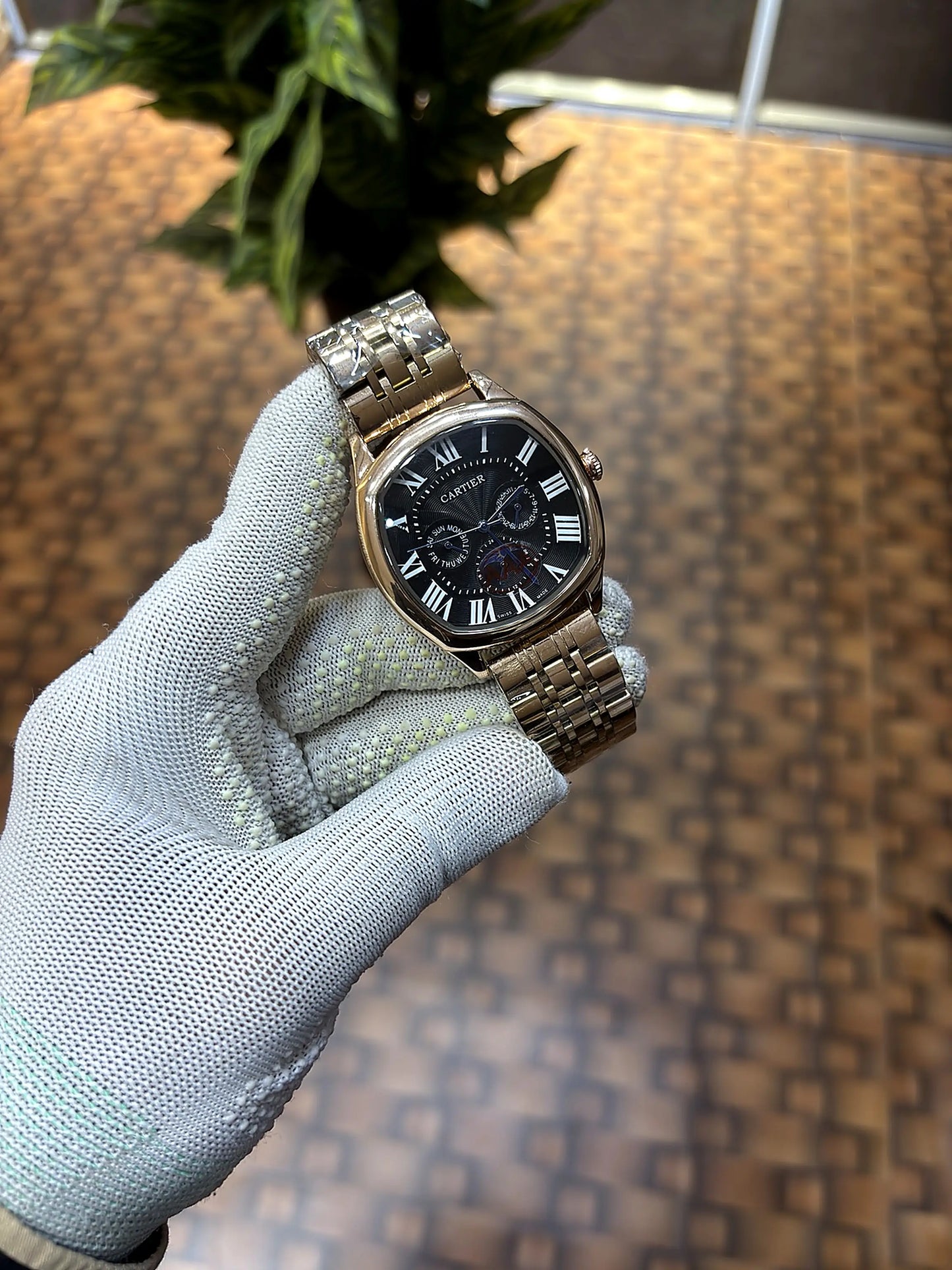 Cartier sun-moon slim watch