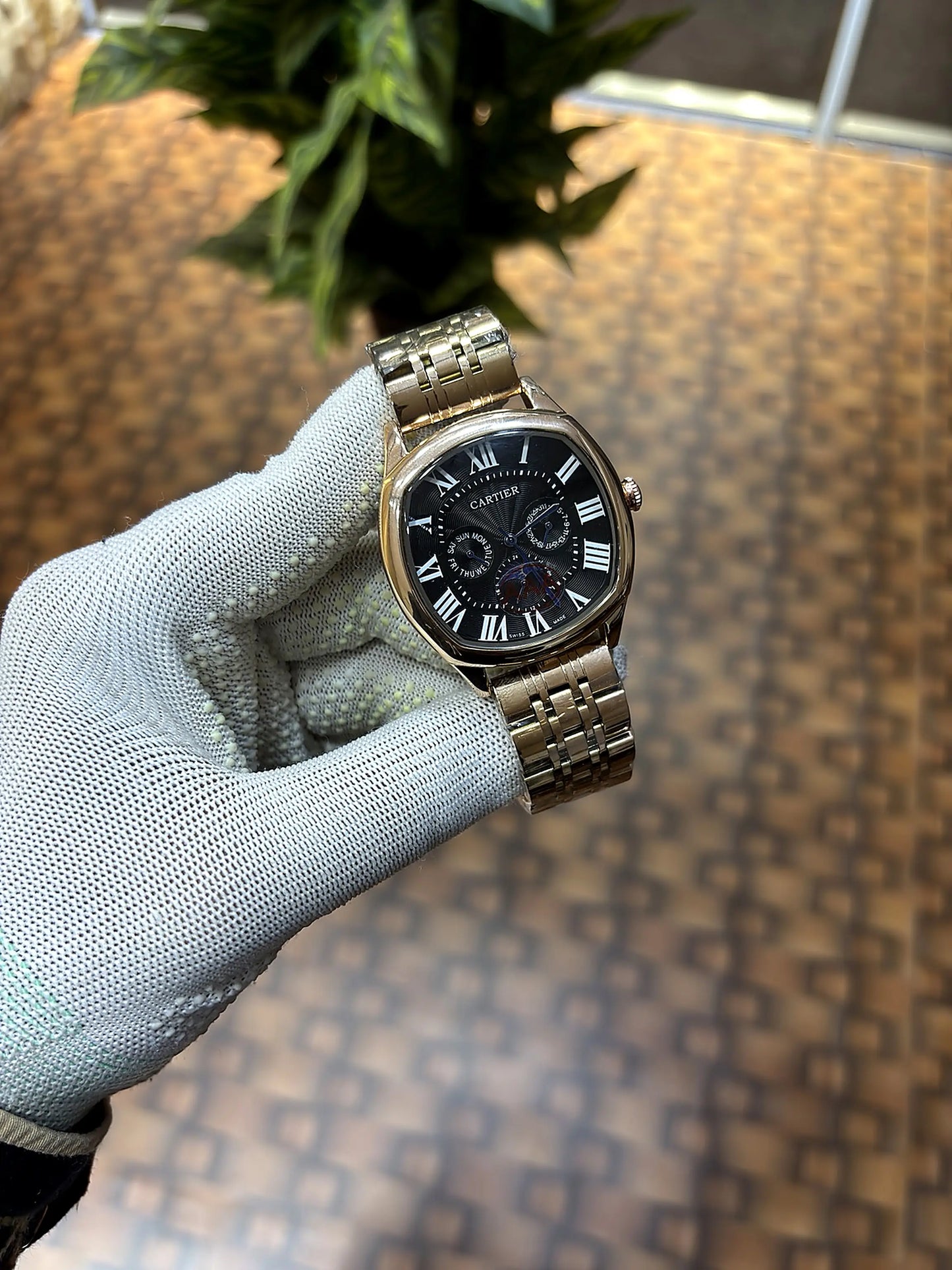 Cartier sun-moon slim watch