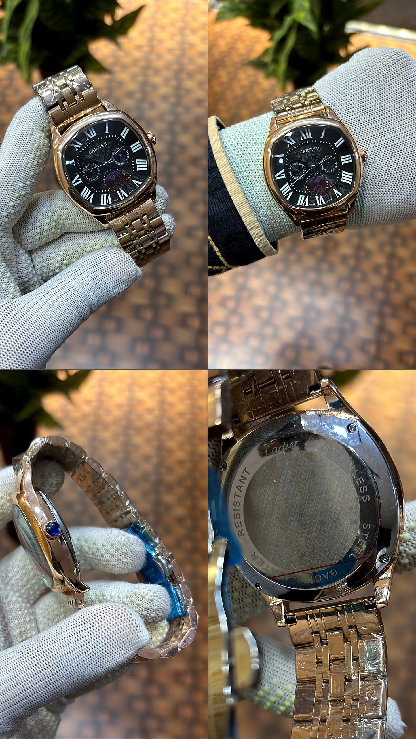 Cartier sun-moon slim watch