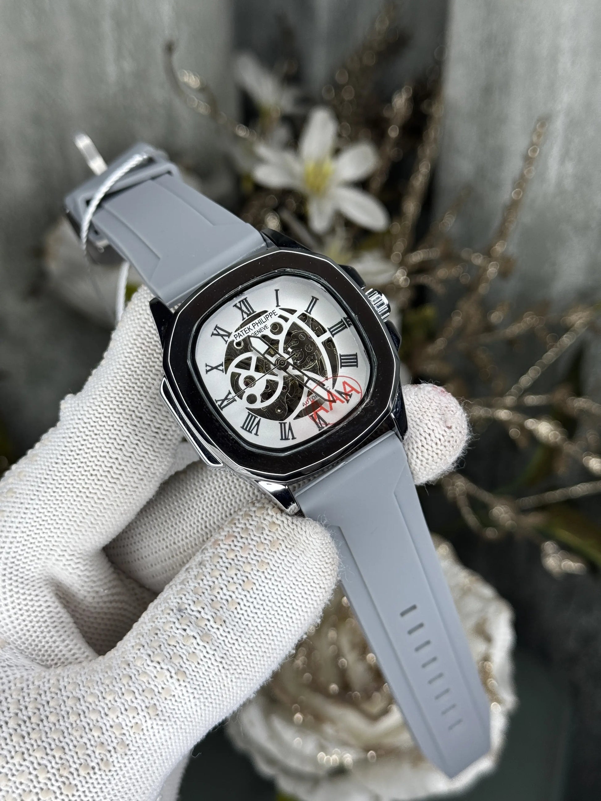 Patek Philipp e Silver Grey Premium Automatic Watch