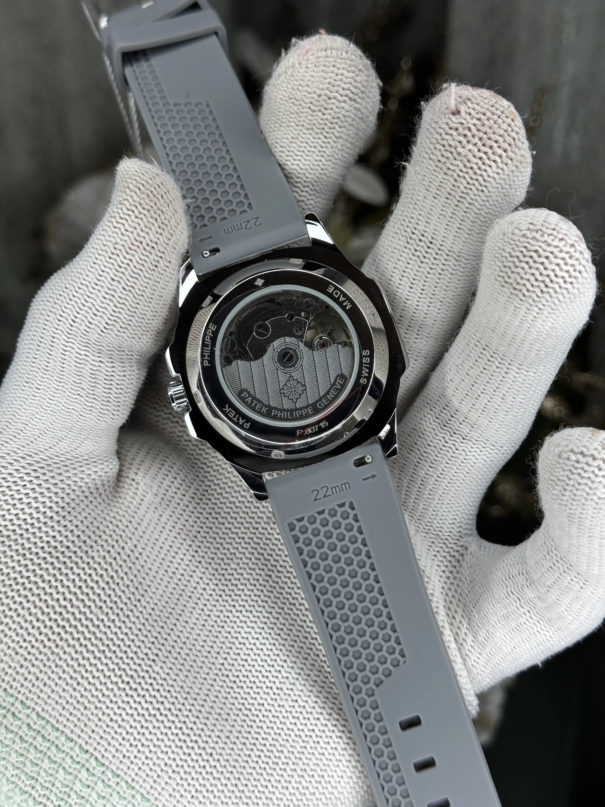 Patek Philipp e Silver Grey Premium Automatic Watch