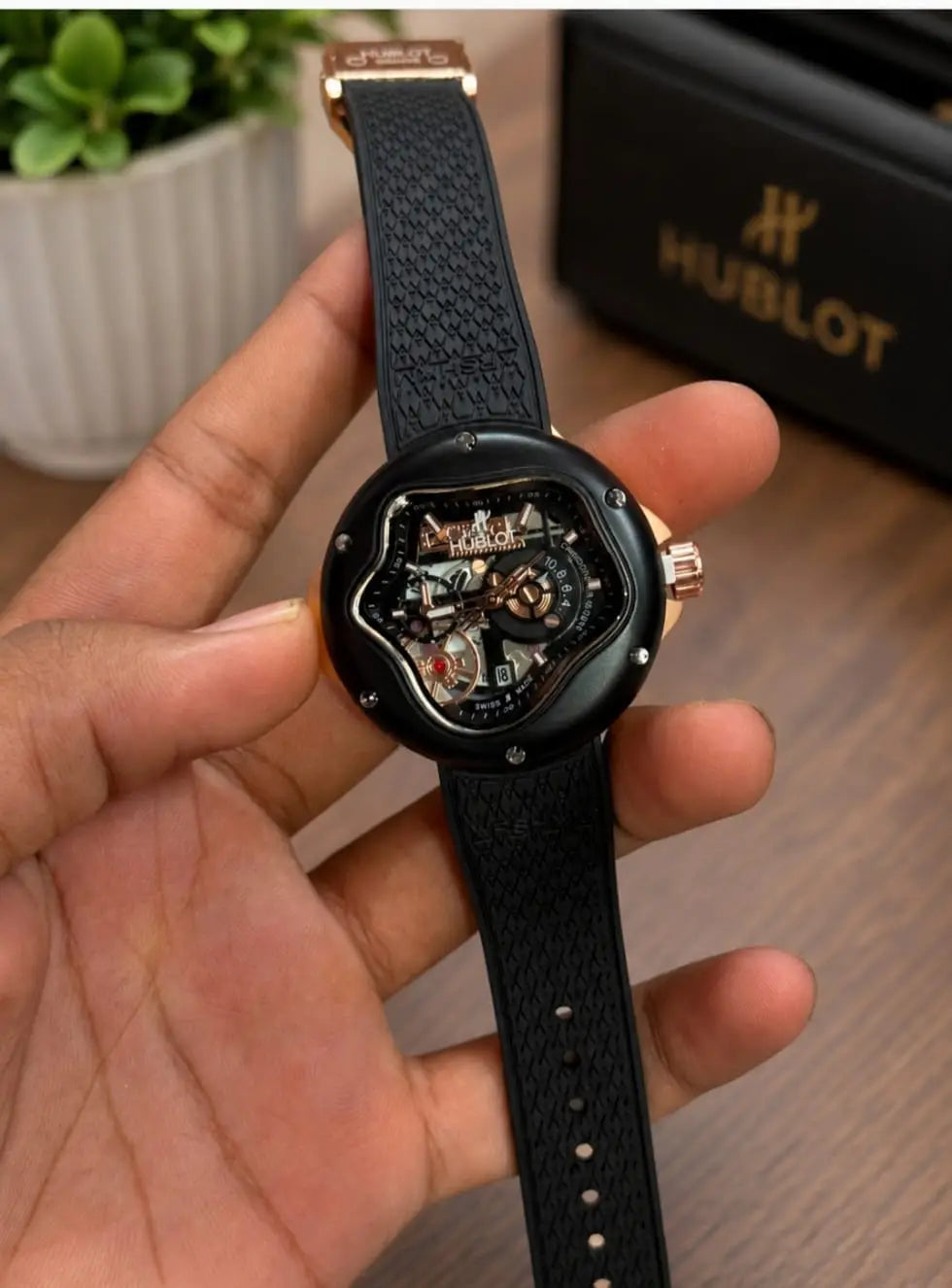 Hublot Leather Watch