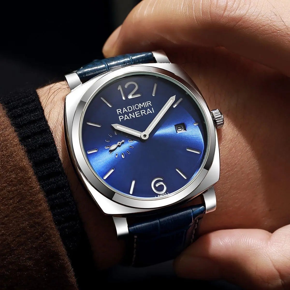 Panerai Radiomir Quaranta Blue White Premium Quartz Watch