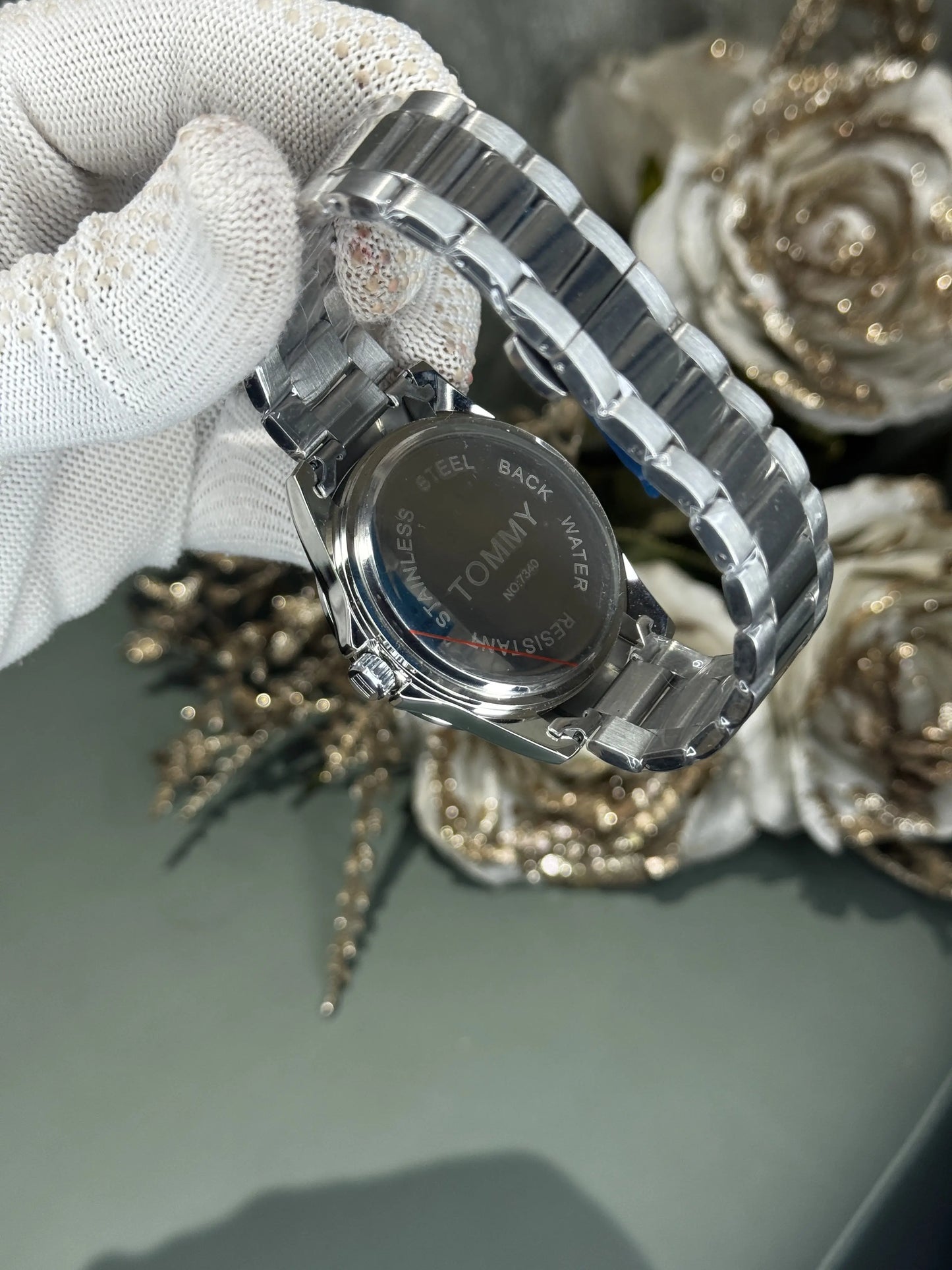 Tommy Hilfige r Bruce Silver Red Premium Quartz Watch