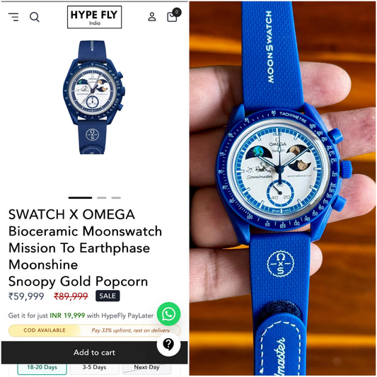 Omega speedmaster x swatch Limited edition