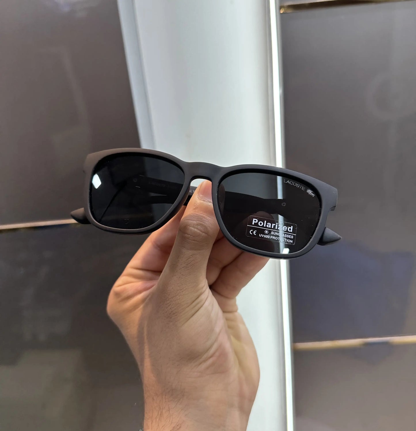 Lacost e All Black Textured Stick Premium Shades 0366