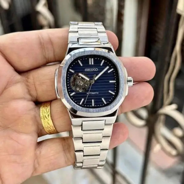 Seiko Nautiko Automatic Premium Navy Blue 010