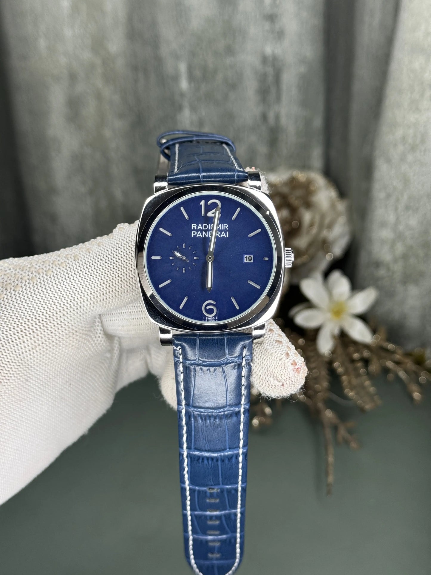 Panerai Radiomir Quaranta Blue White Premium Quartz Watch
