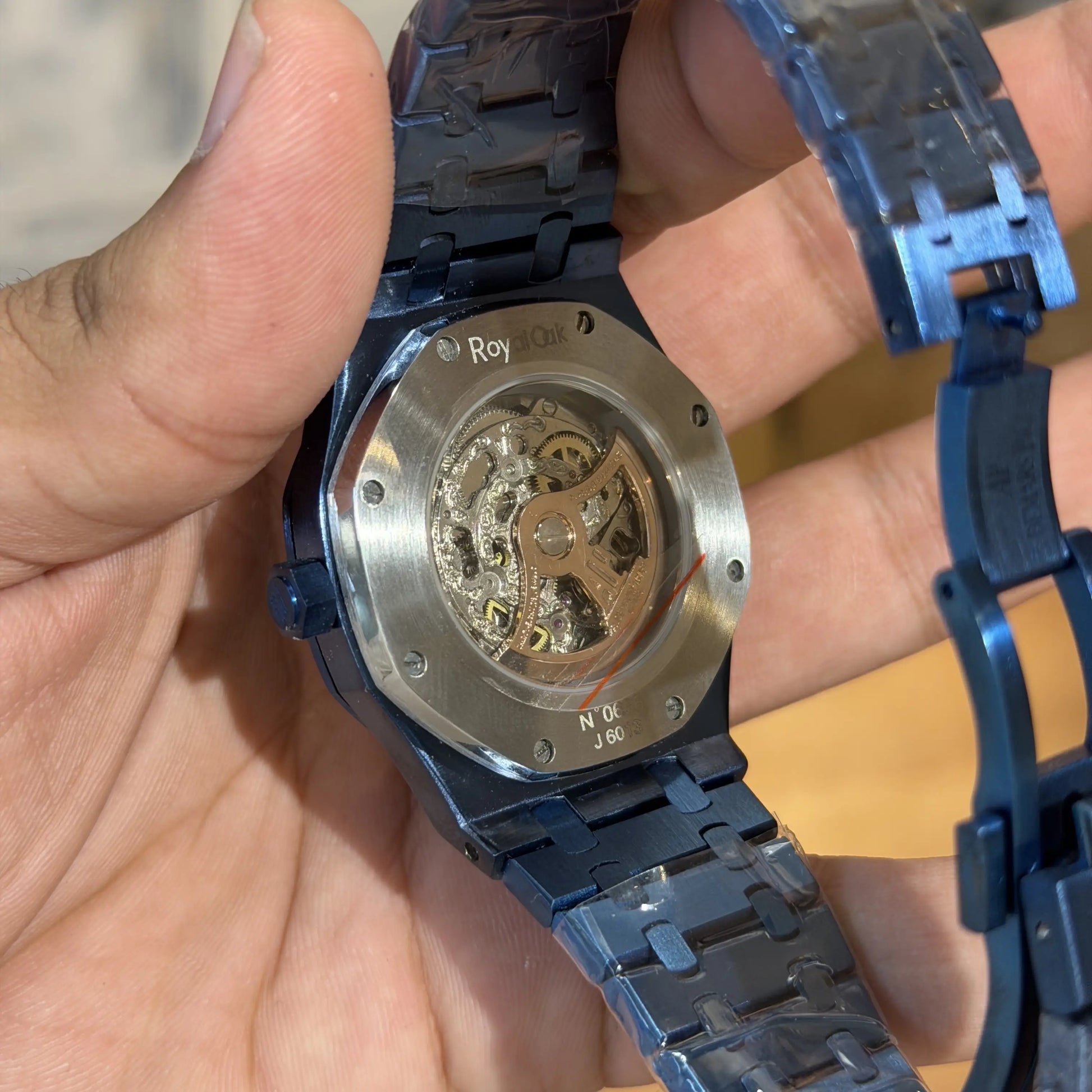 Audemar_s Piguet Skeleton Auto blue
