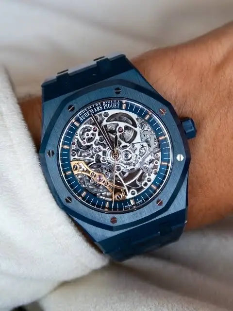 Audemar_s Piguet Skeleton Auto blue