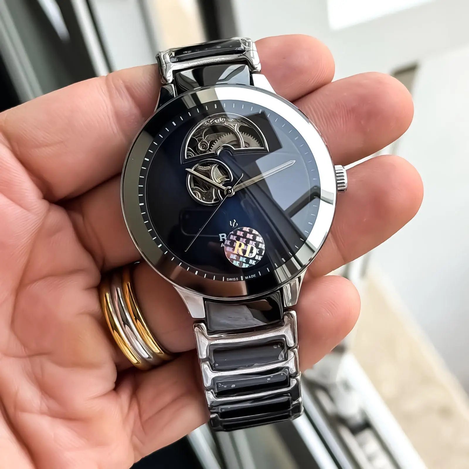 Rado ceramic Silver Blue Automatic