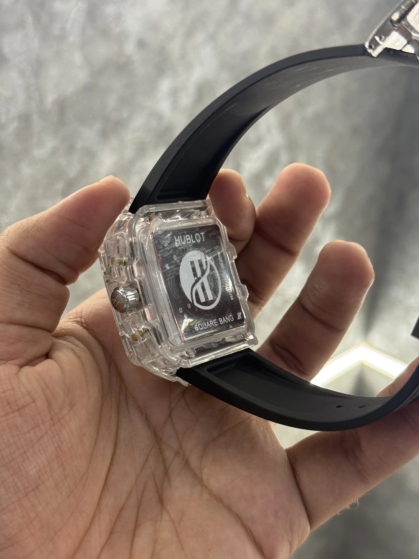 Hublot Bigbang Unico Square Transparent All Working 003