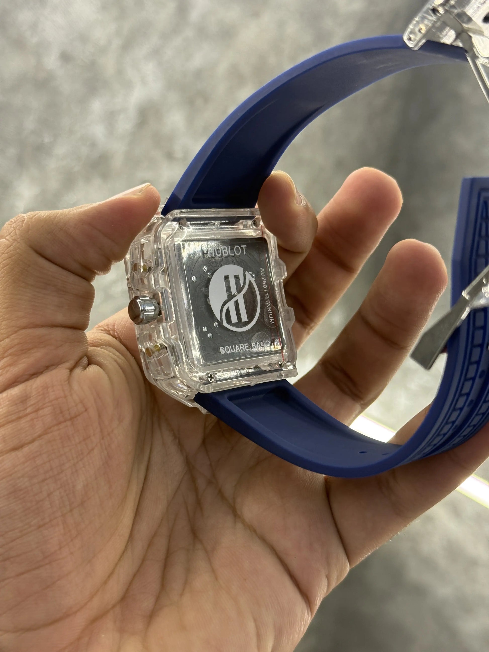 Hublot Bigbang Unico Square Transparent All Working 002
