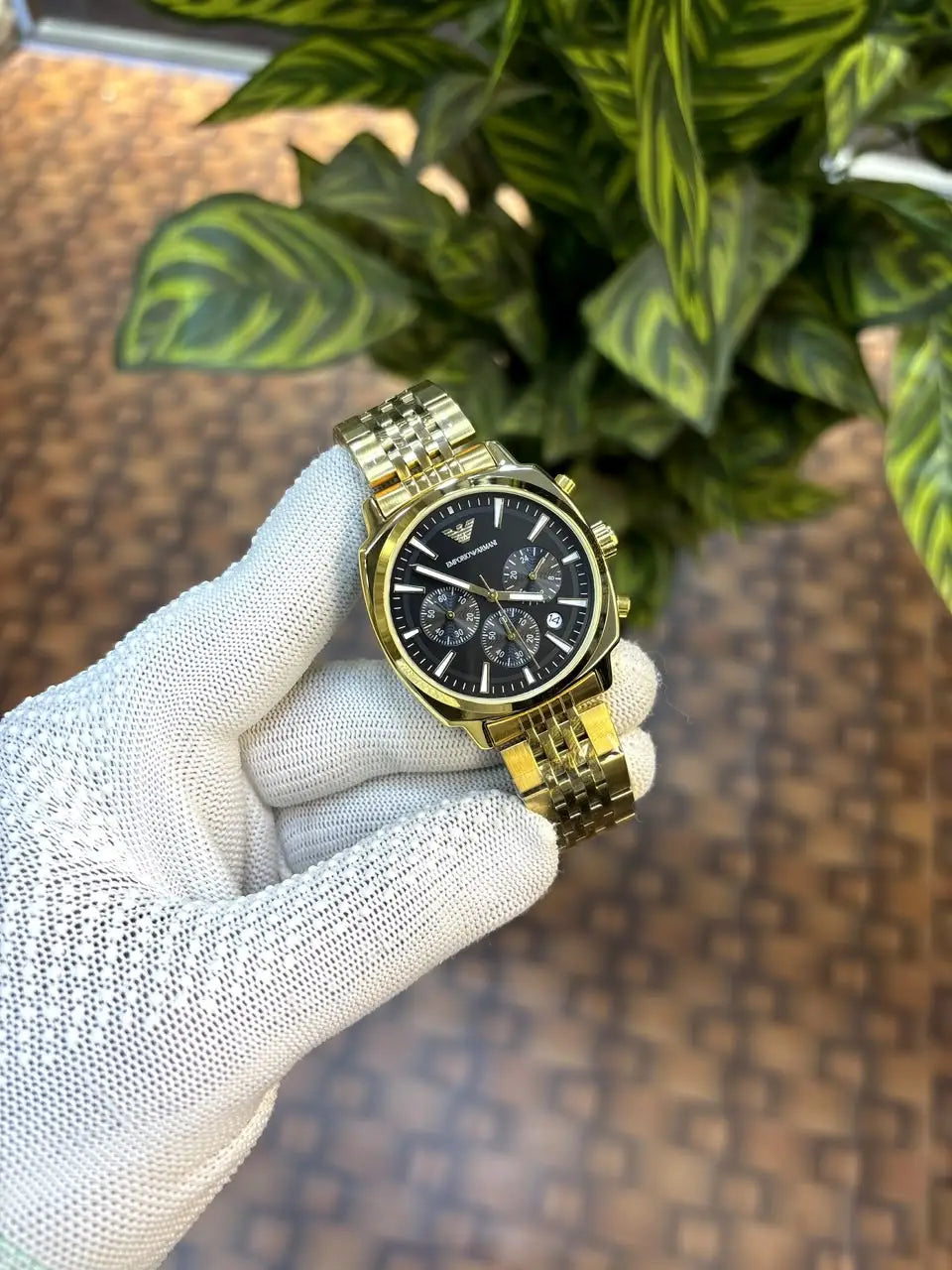 Emporio Armani Antonio Chronograph Gold