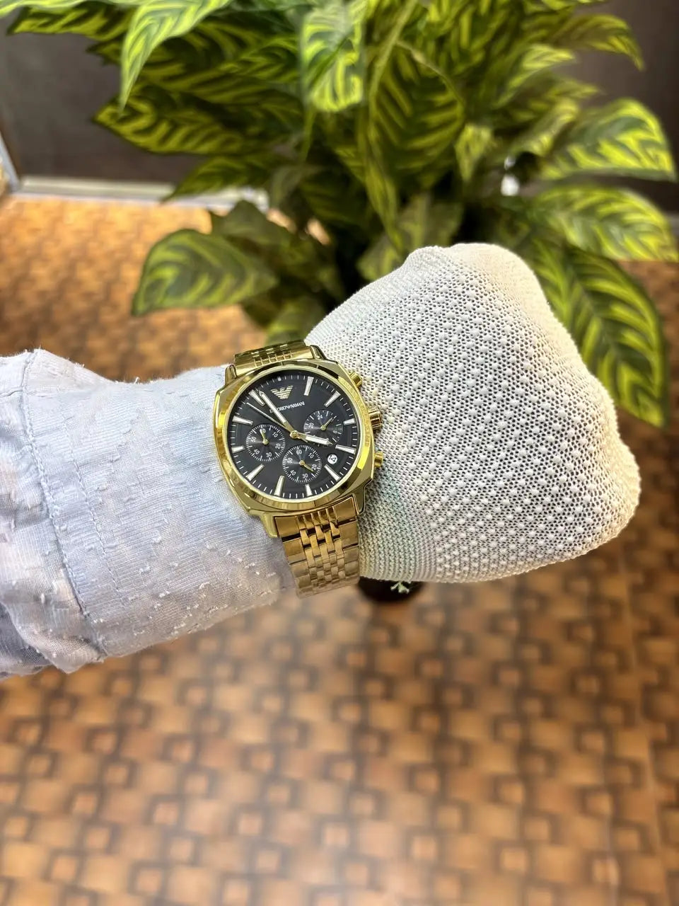 Emporio Armani Antonio Chronograph Gold
