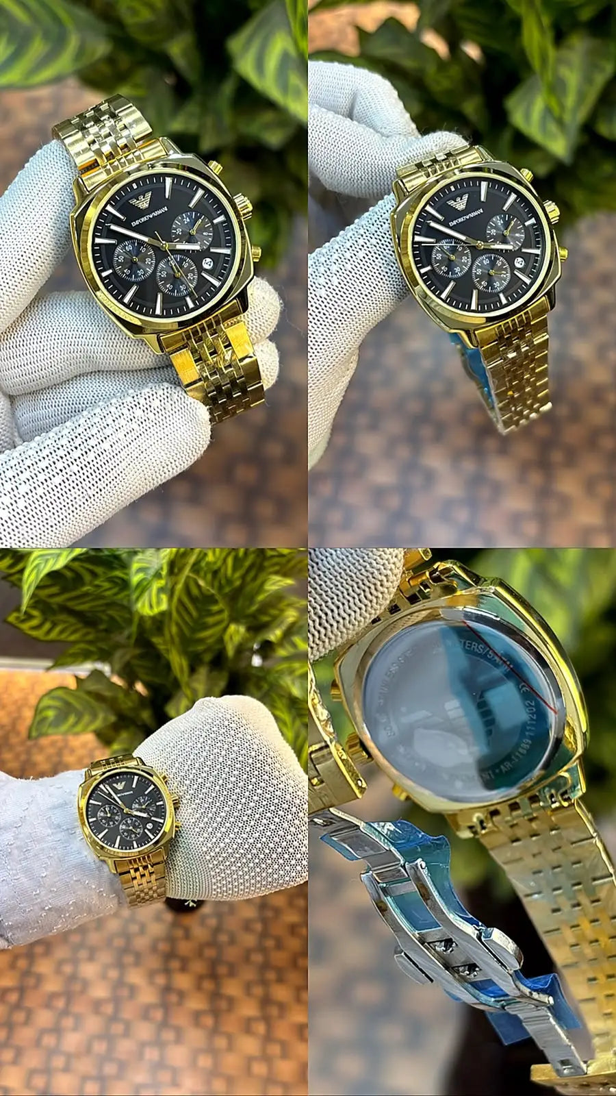 Emporio Armani Antonio Chronograph Gold