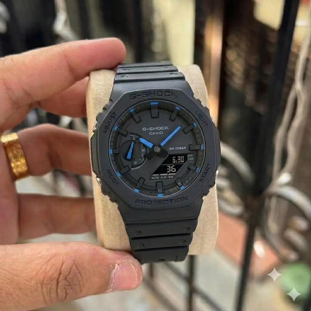 Gshock GA2100 Neon Blue