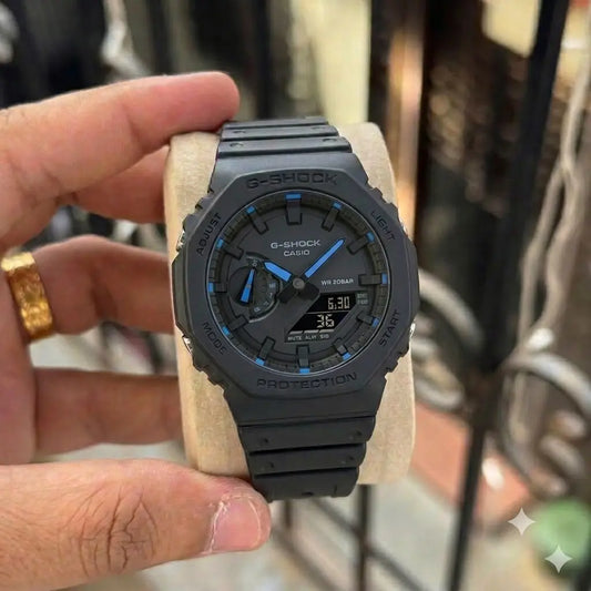 Gshock GA2100 Neon Blue