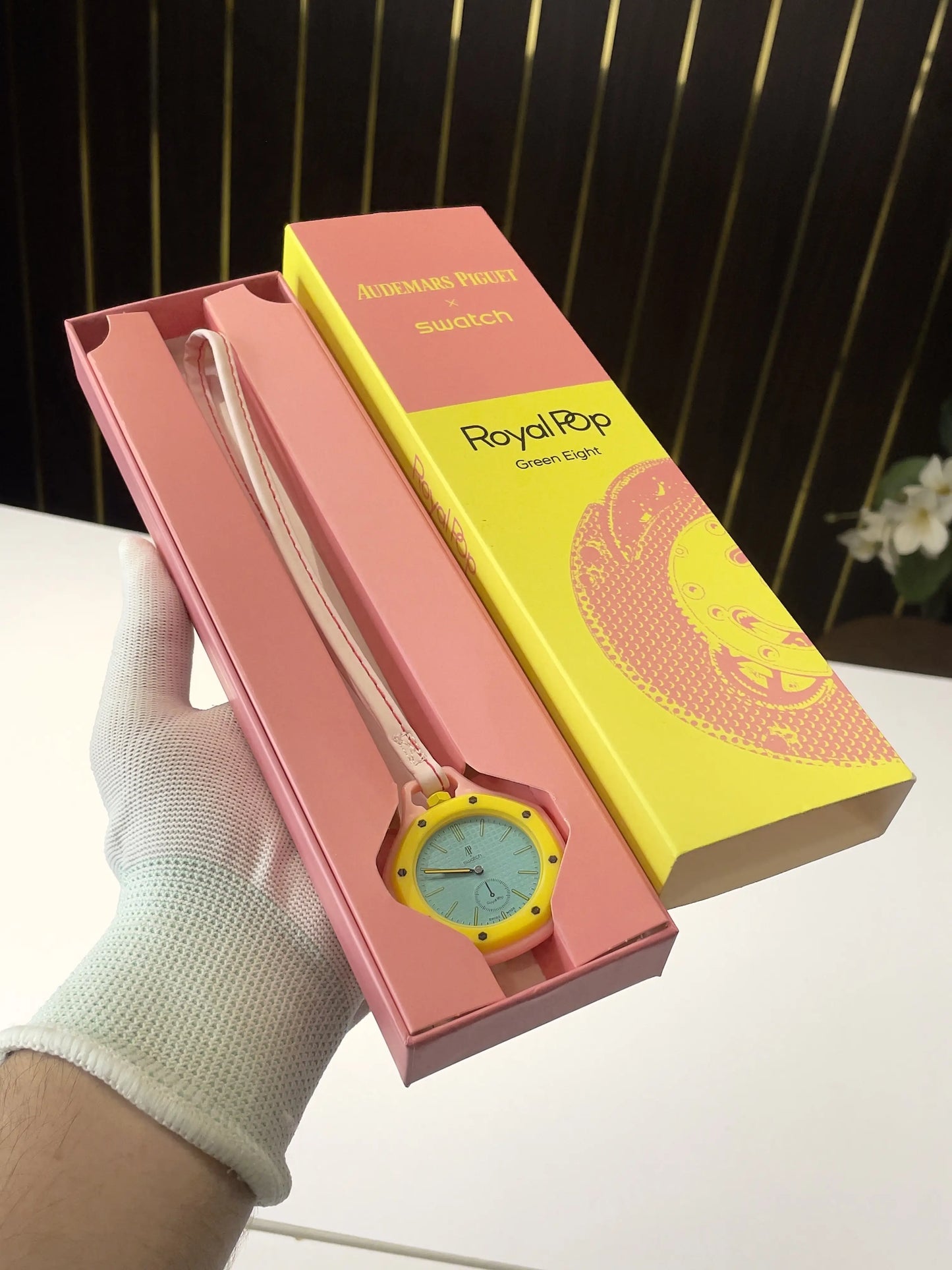 audemar_s piguet x swatch royal pop with og box
