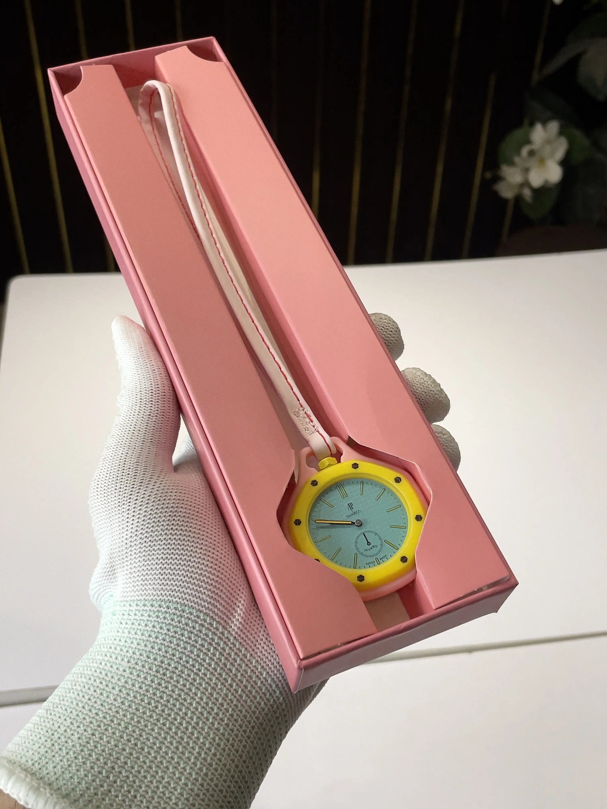 audemar_s piguet x swatch royal pop with og box