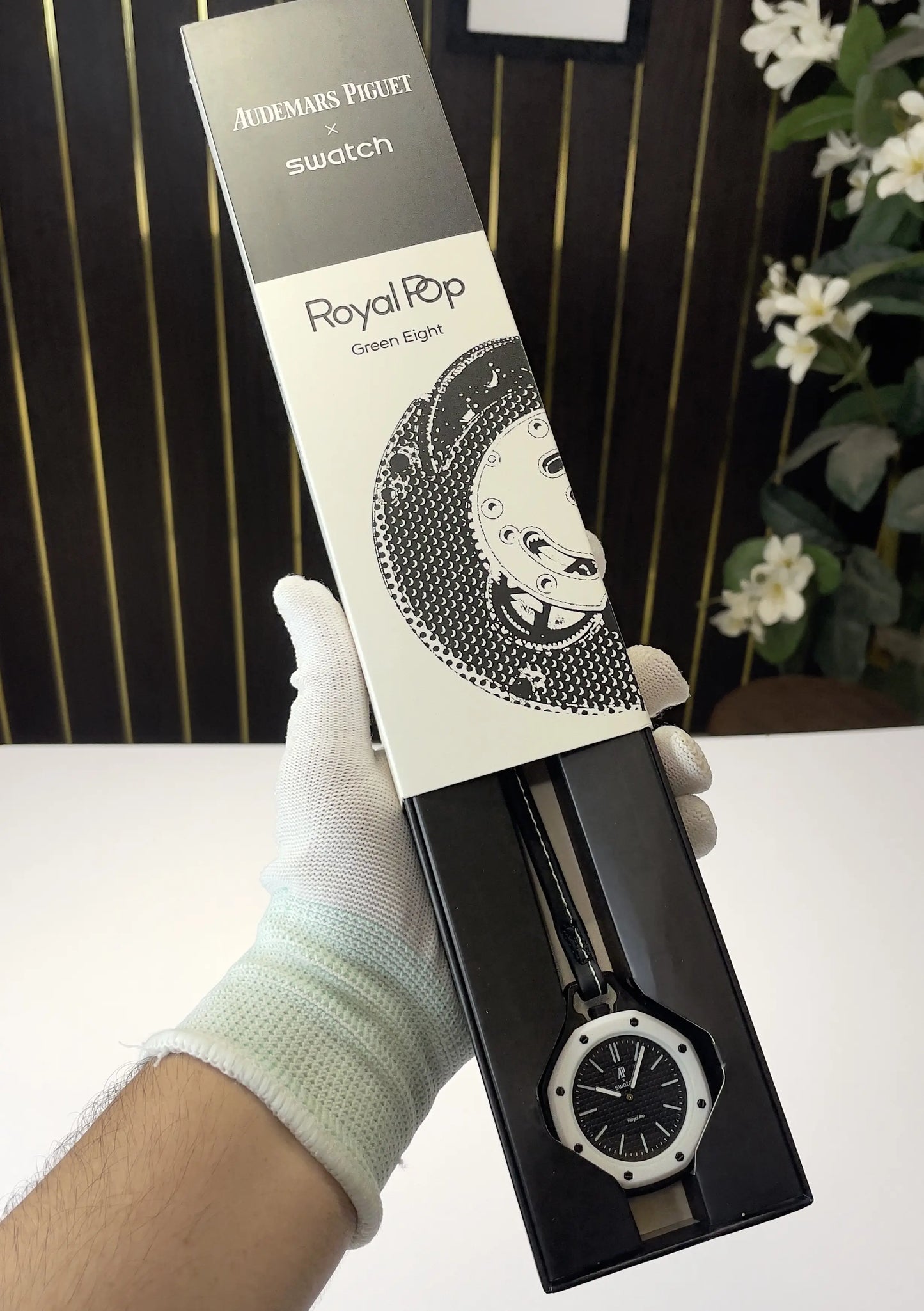 audemar_s piguet x swatch royal pop with og box