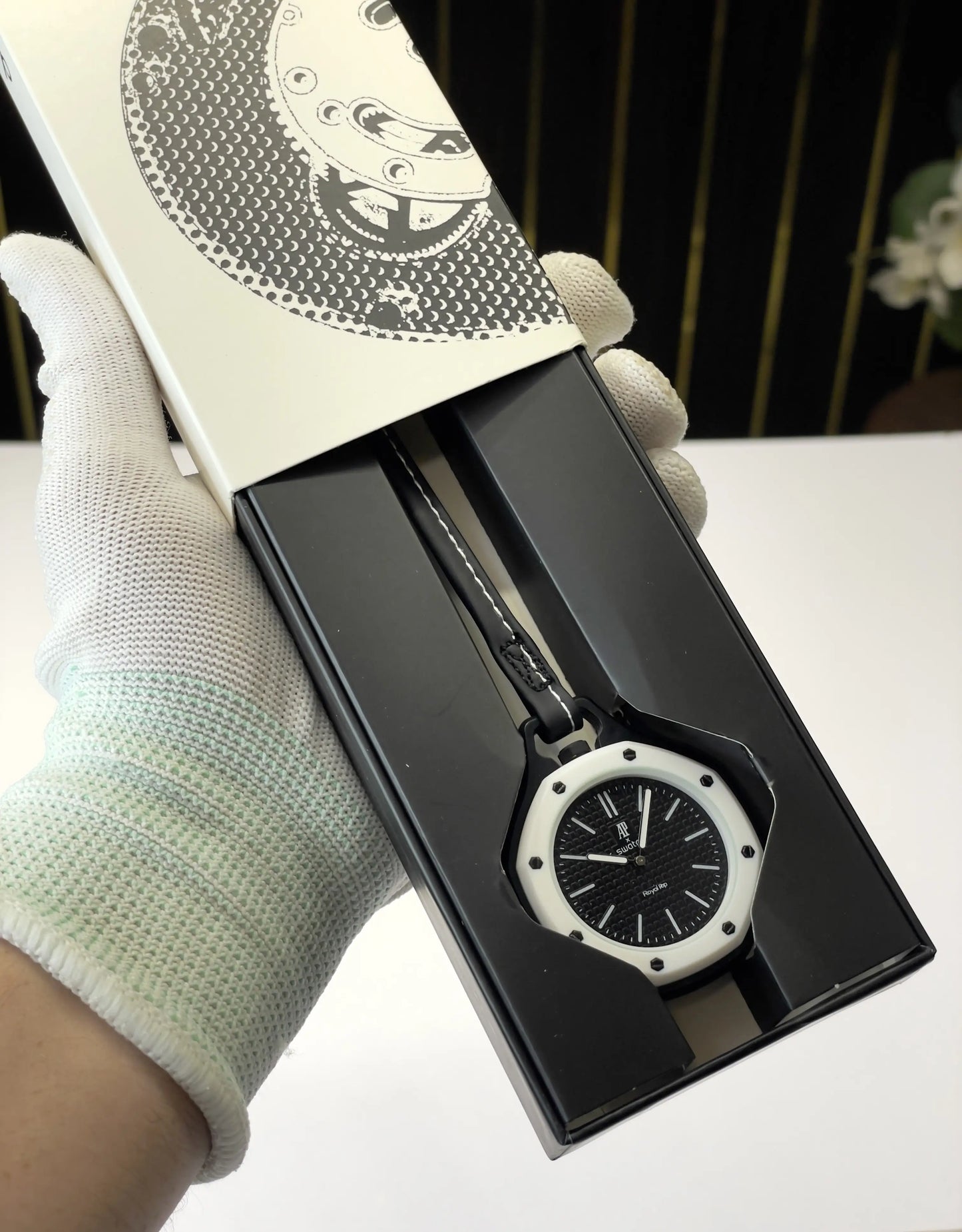 audemar_s piguet x swatch royal pop with og box