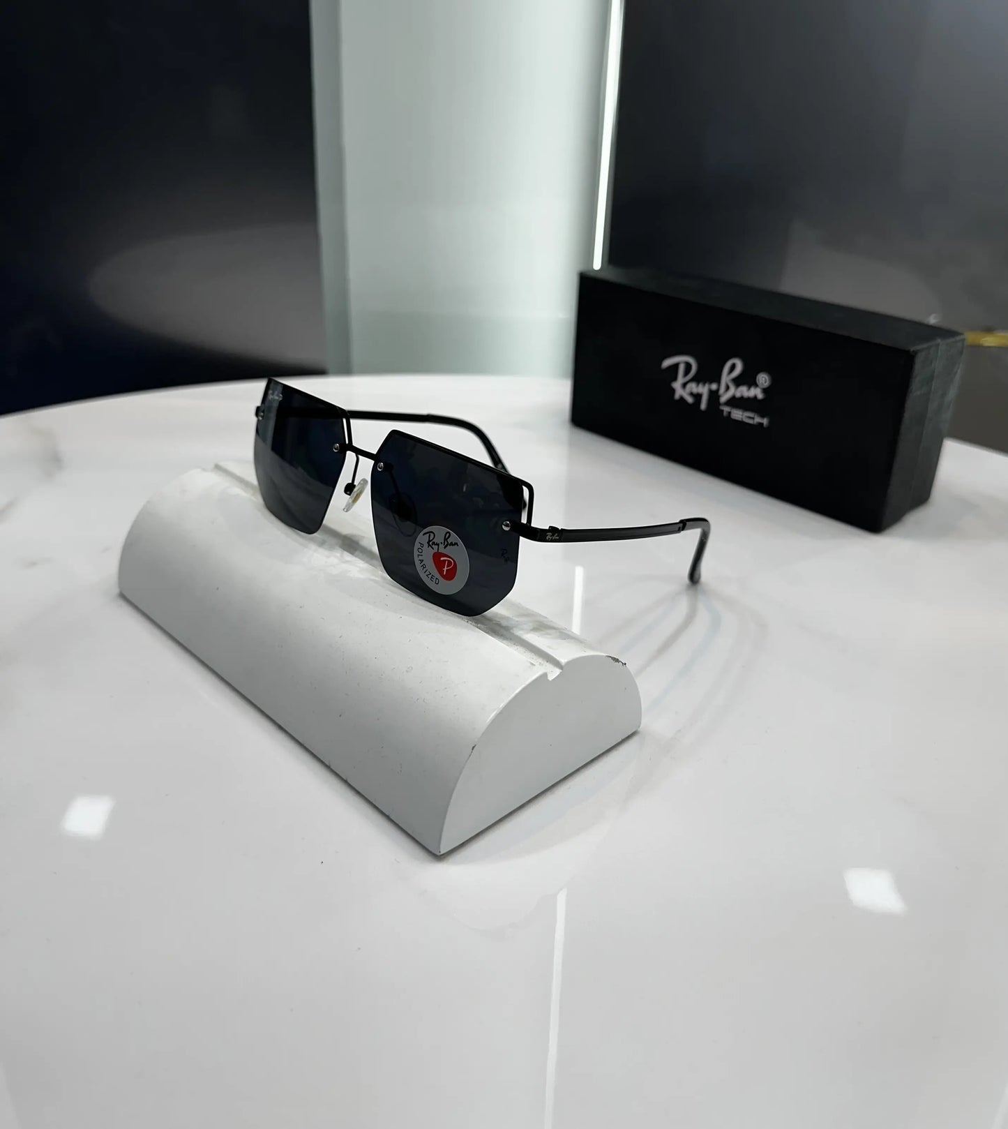 RayBan All Black Premium Shades 5344
