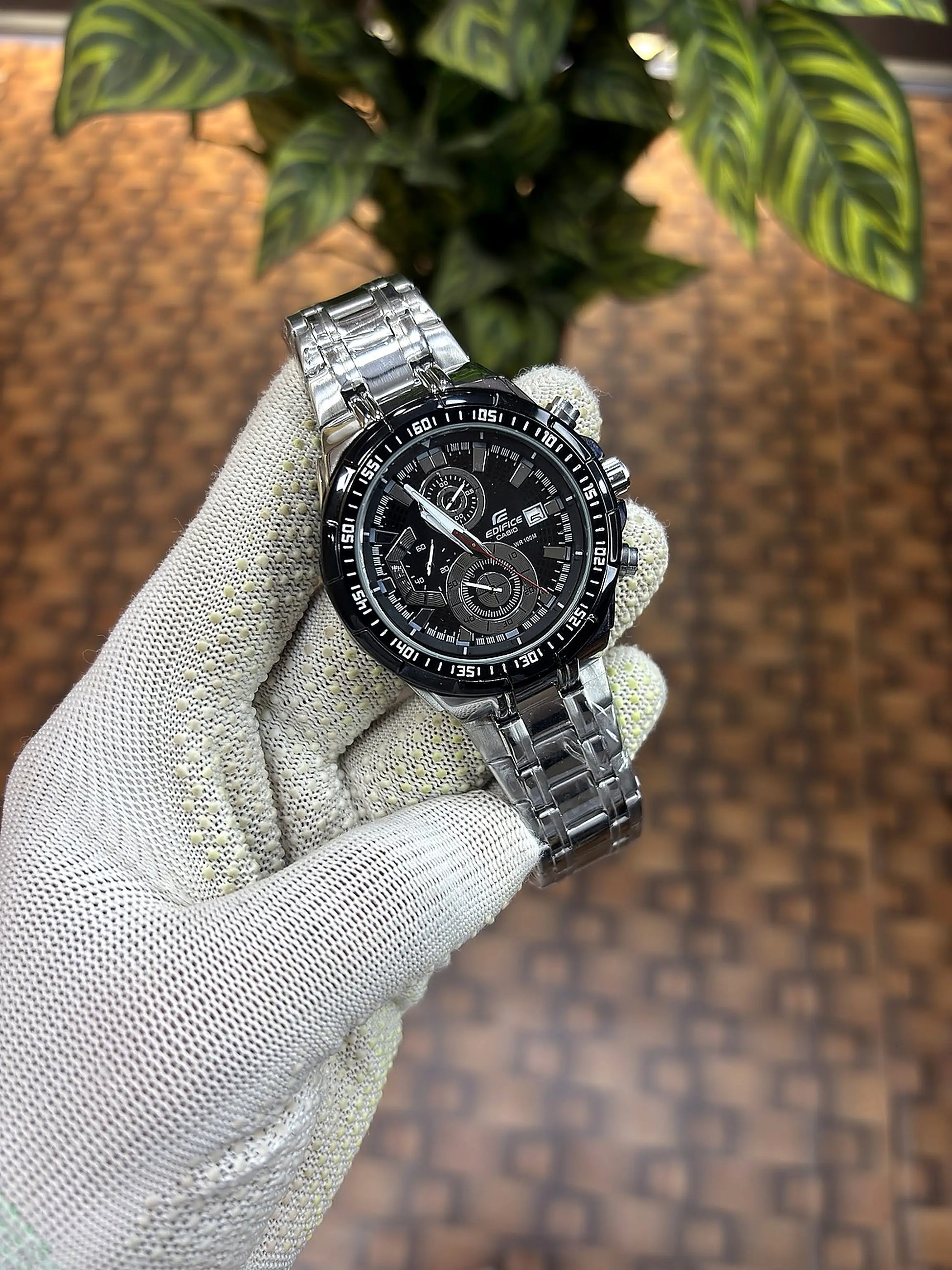 Casio Edifice Silver Black