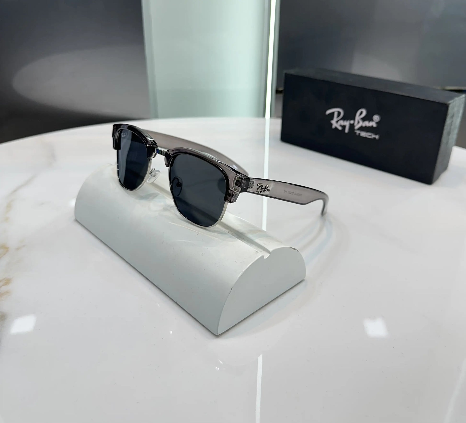 RayBan Grey Black Premium Shades 504