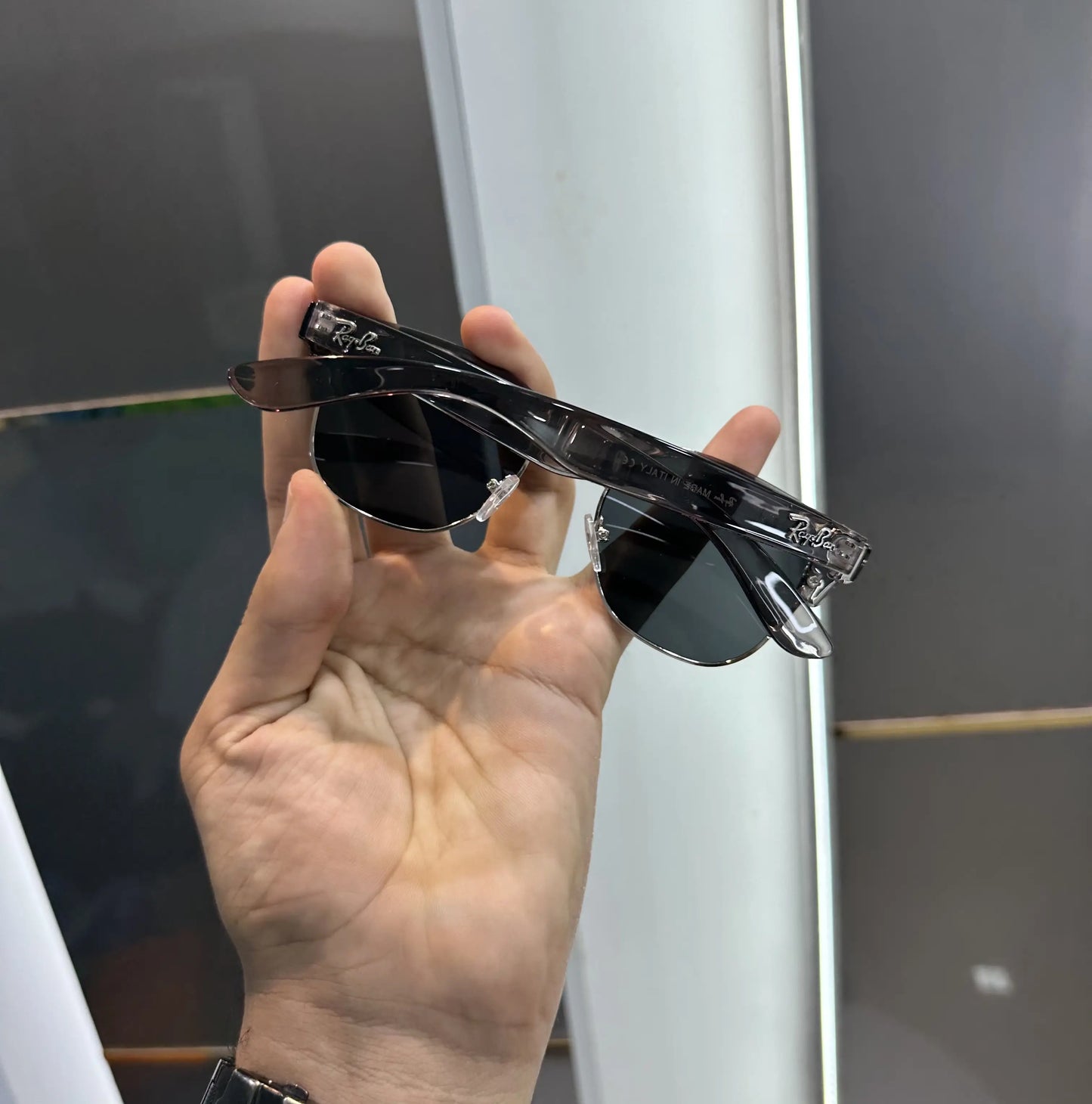 RayBan Grey Black Premium Shades 504