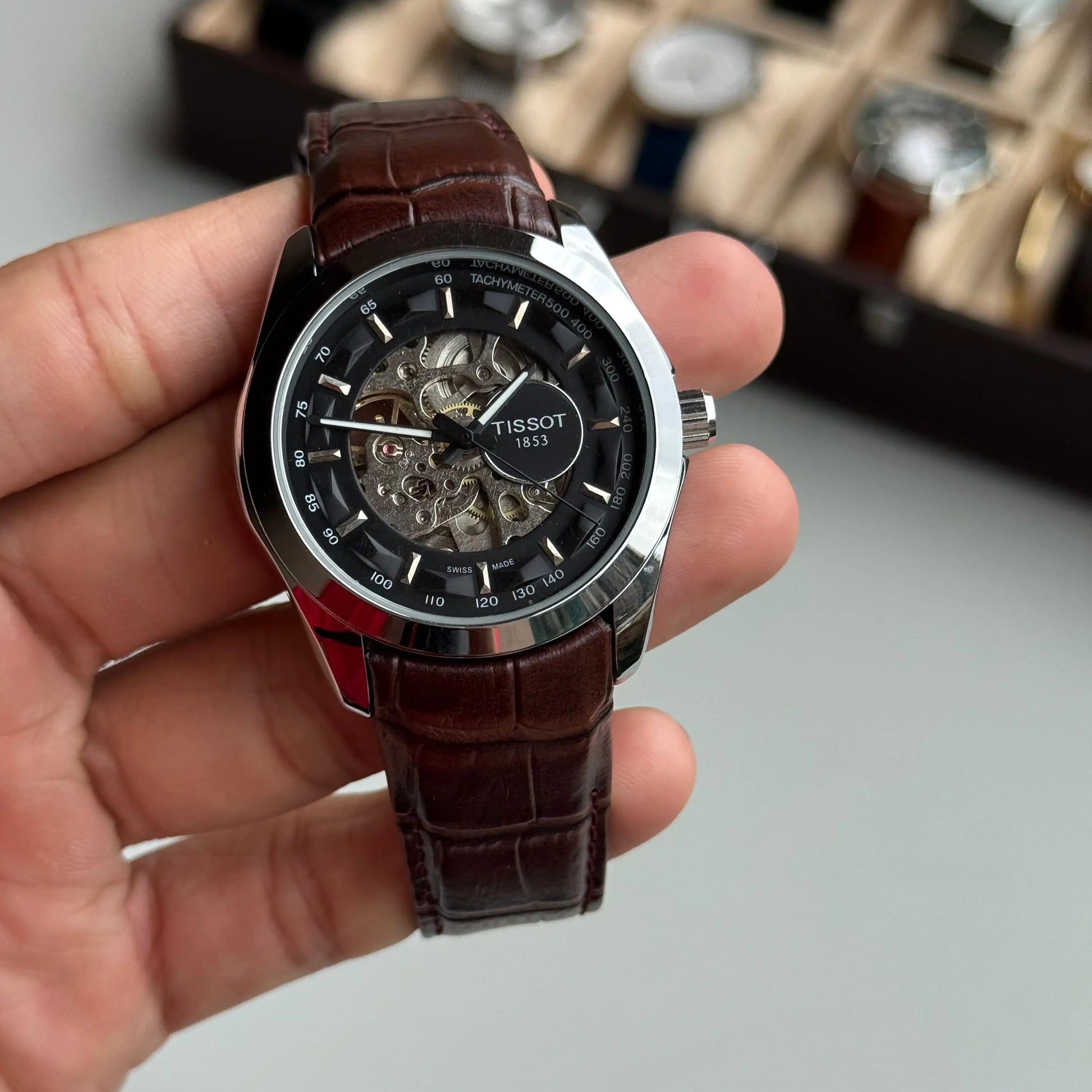 Tisso t 1853 Skeleton Automatic