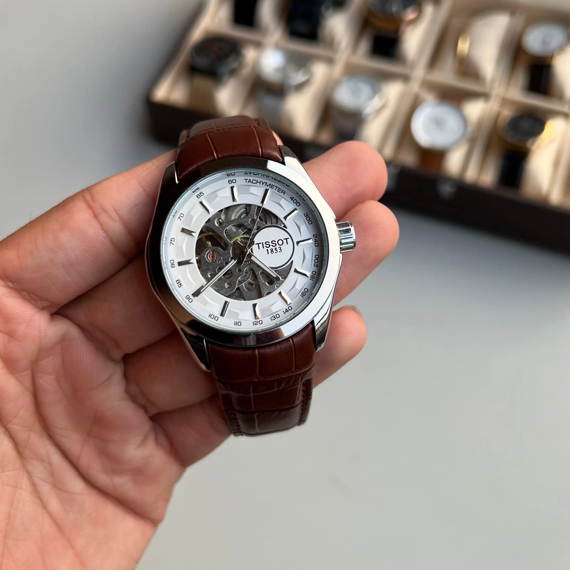 Tisso t 1853 Skeleton Automatic
