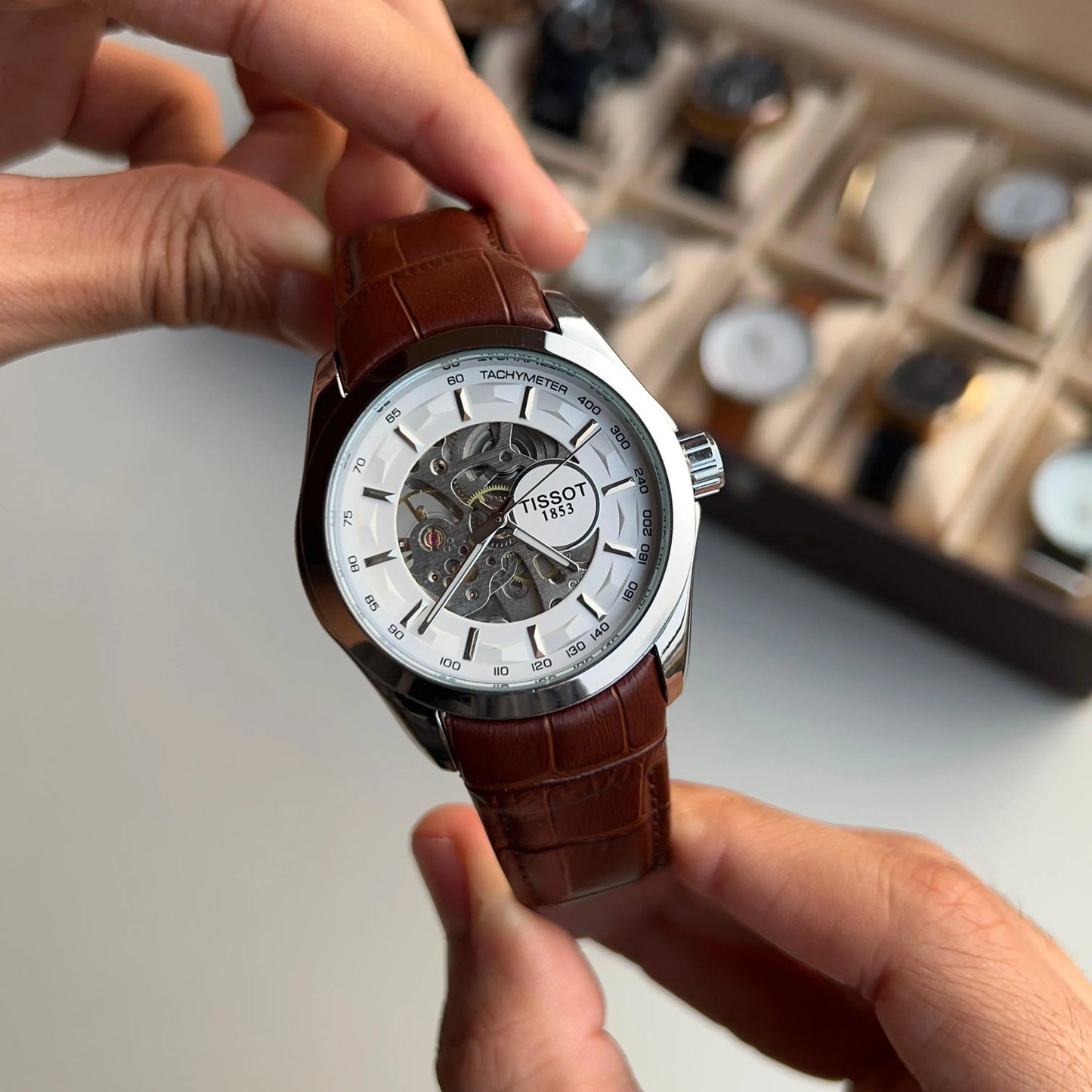 Tisso t 1853 Skeleton Automatic