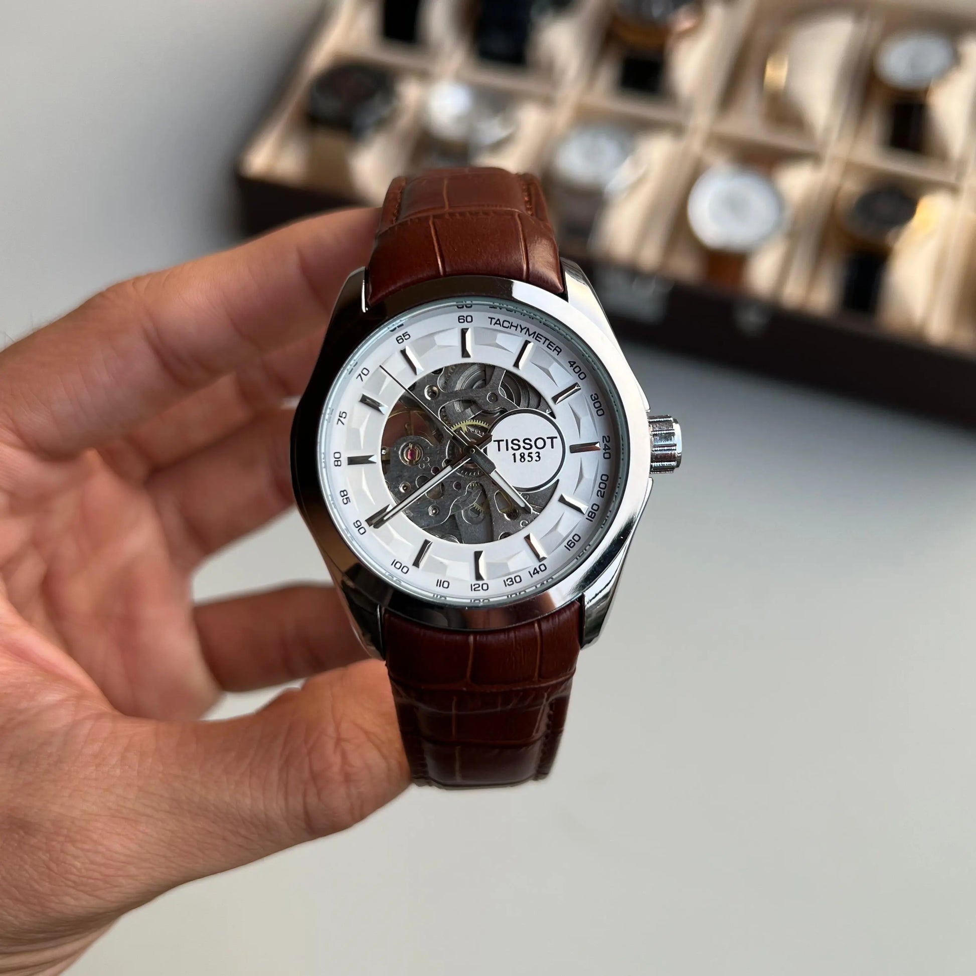 Tisso t 1853 Skeleton Automatic