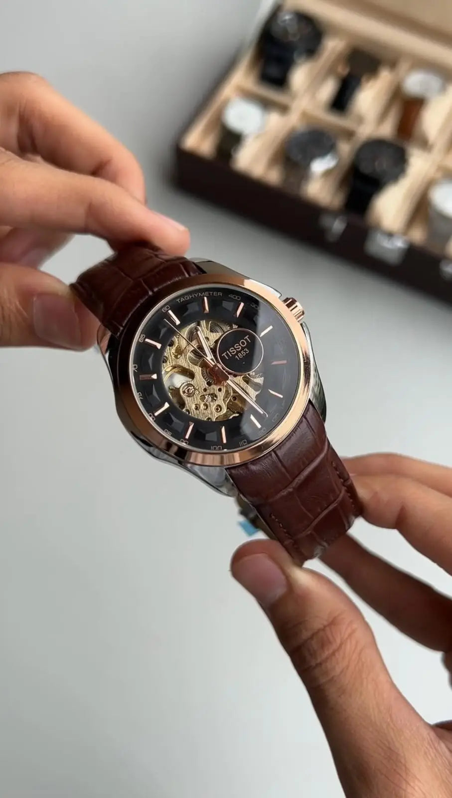 Tisso t 1853 Skeleton Automatic