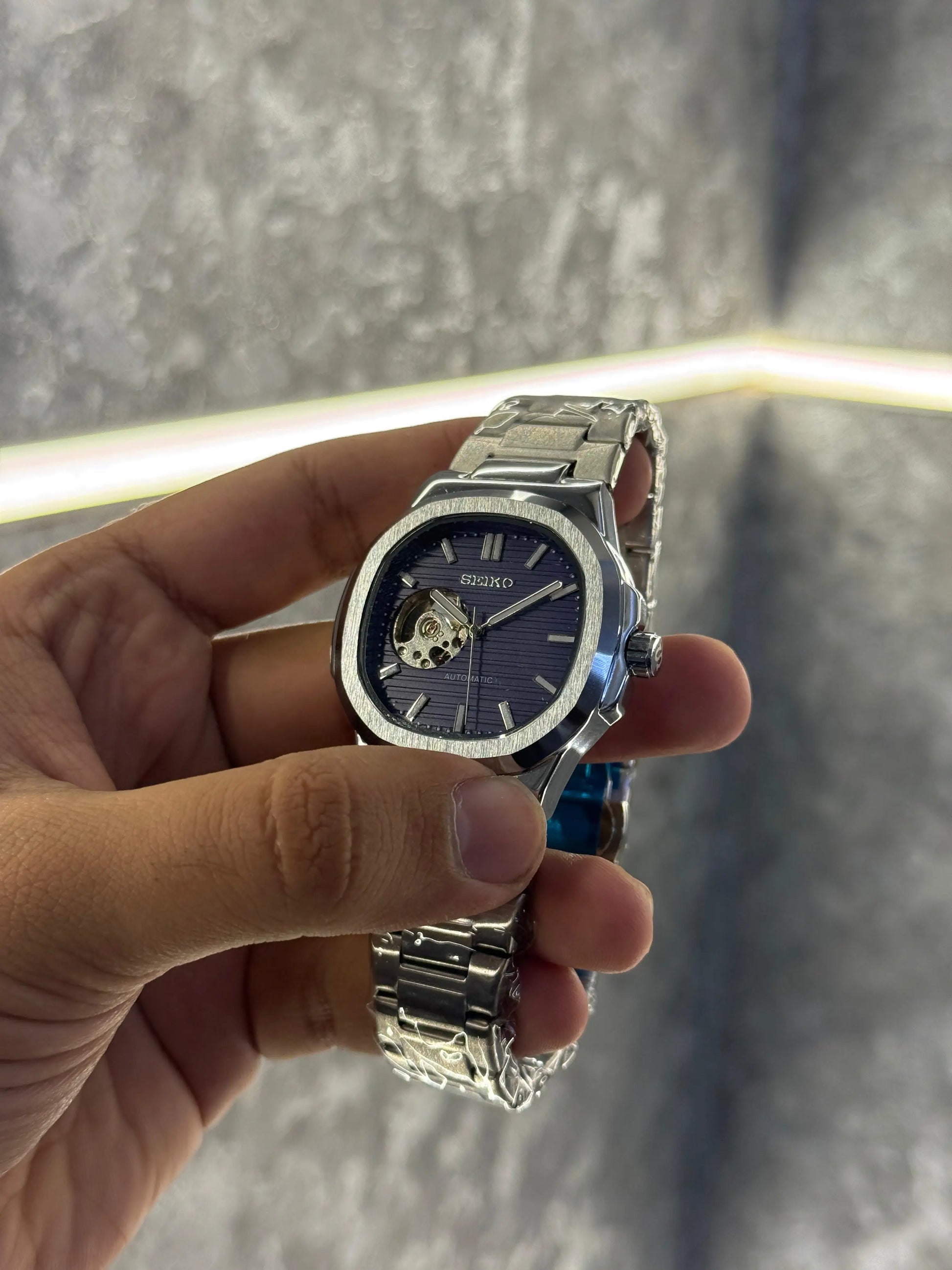 Seiko Nautiko Automatic Premium Navy Blue 010